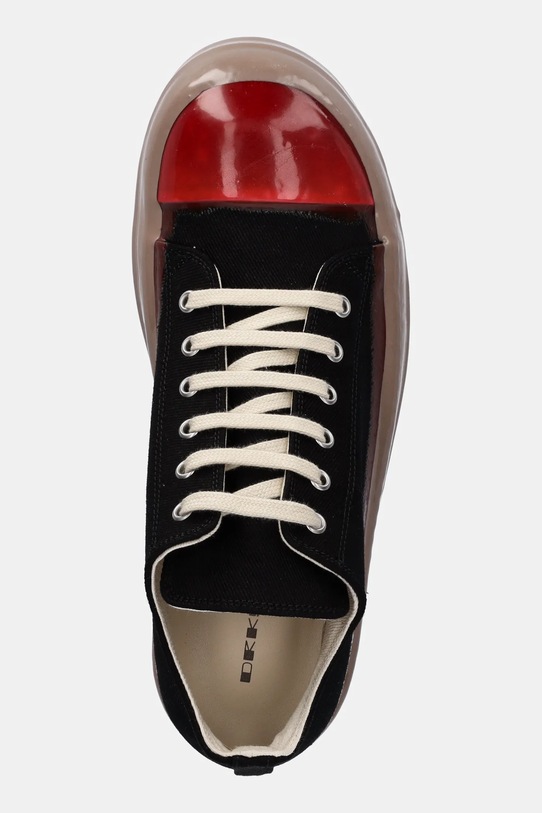 Rick Owens DRKSHDW tenisówki Low Sneaks czarny DU02E7802.DODP