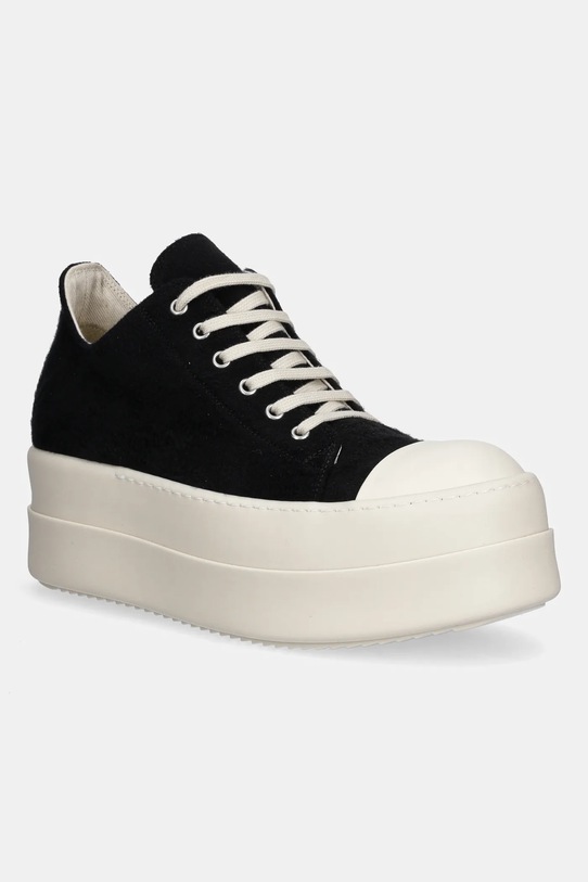 Tenisky Rick Owens DRKSHDW Double Bumper Low Sneaks textilní černá DU02E7832.BMO