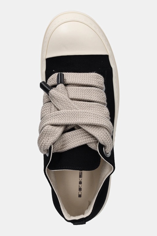 Rick Owens DRKSHDW plimsolls Jumbolace Low Sneaks black DU02E7819.DOW2