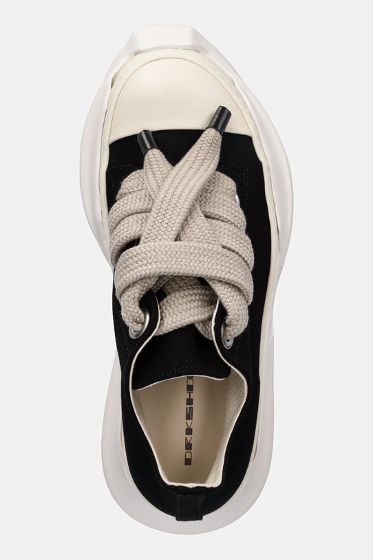 Rick Owens DRKSHDW tenisówki Jumbolace Abstract Low Sneaks czarny DU02E7845.DOW2