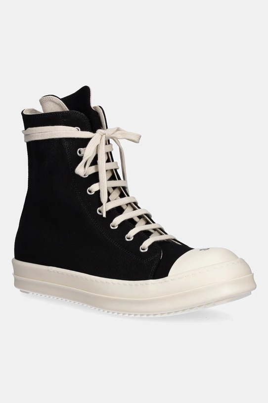 Rick Owens DRKSHDW trampki Sneaks tekstylny czarny DU02E7800.DOEP5