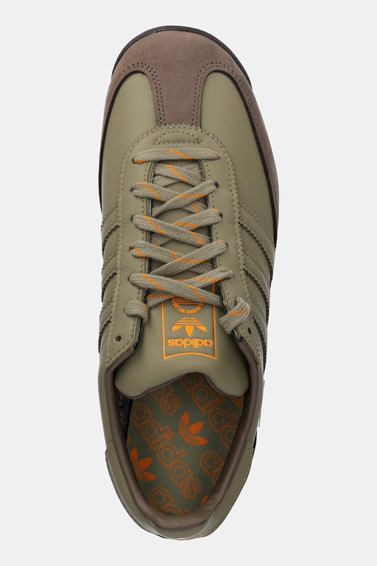 adidas Originals sneakersy skórzane SL 72 RS zielony JR8766