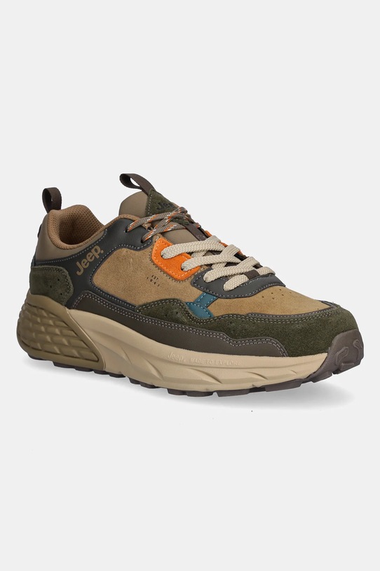 Jeep sneakersy GROOVE tekstylny zielony JM52070A