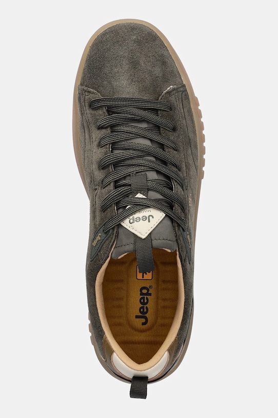 Jeep sneakersy zamszowe ROCKS SUEDE zielony JM52090A