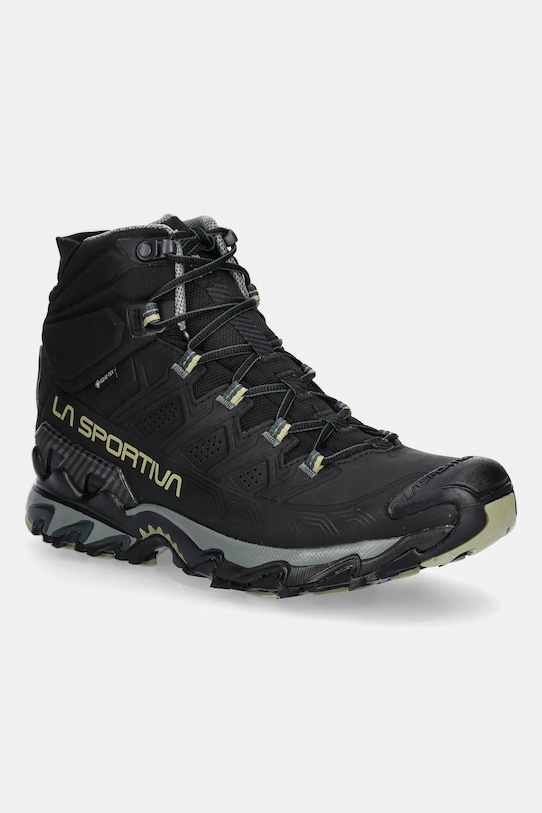 Outdoorová obuv LA Sportiva Ultra Raptor II Mid Leather GTX usňová koža čierna ZFHS096