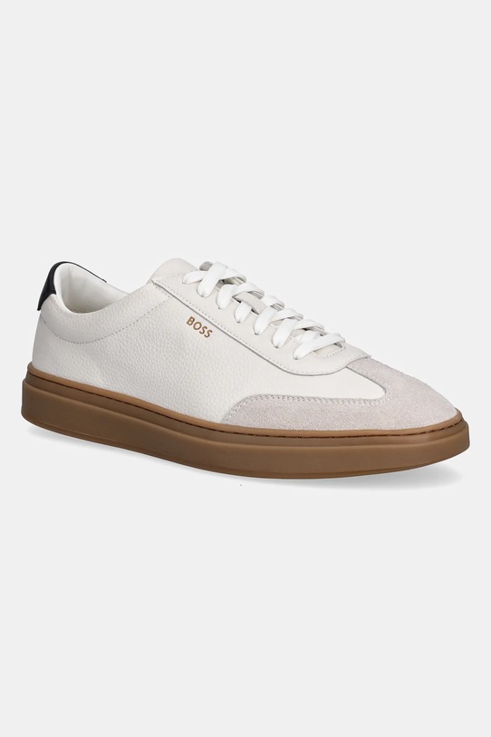 BOSS sneakersy skórzane 50552852 skóra zamszowa beżowy 50552852.122