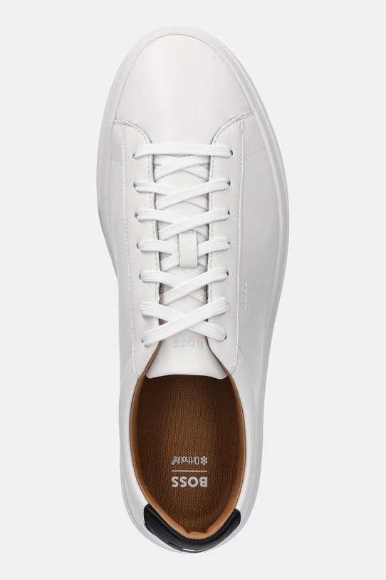 BOSS sneakersy skórzane Kieran biały 50552853.102