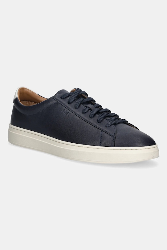 BOSS sneakers din piele Kieran piele acoperită bleumarin 50552853.402