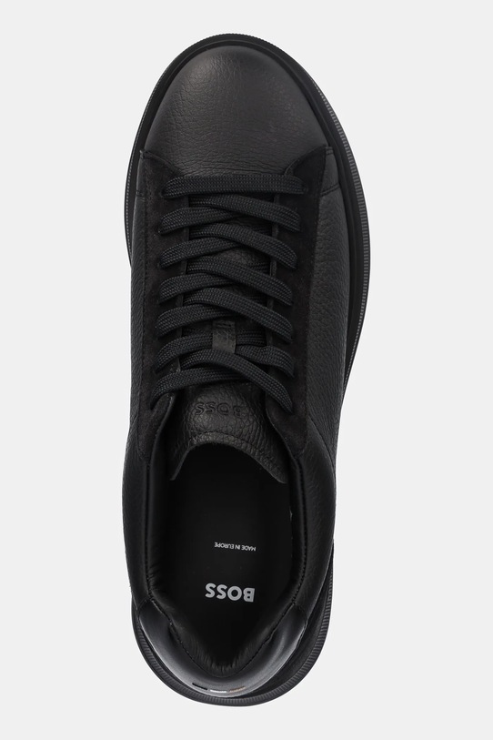 BOSS sneakersy skórzane 50552869 szary 50552869.005