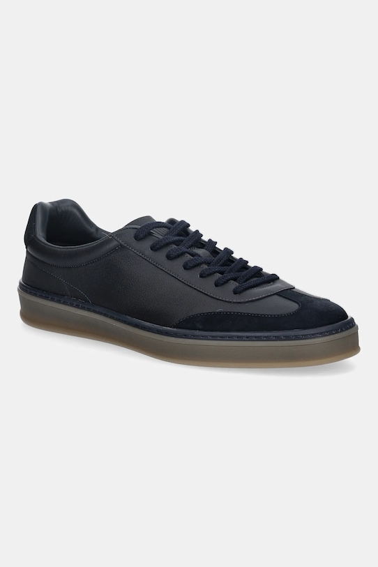 BOSS sneakers din piele BECKHAM X BOSS Zarek piele întoarsă bleumarin 50553940.401