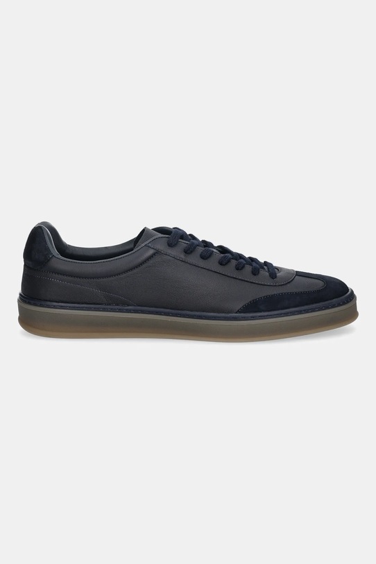 BOSS sneakersy skórzane BECKHAM X BOSS Zarek 50553940.401 granatowy AW25