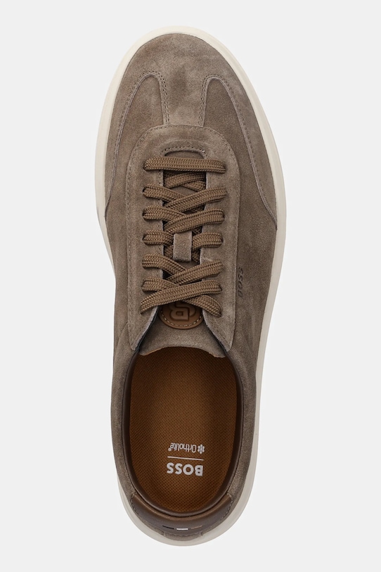 BOSS sneakers din piele întoarsă 50554611 bej 50554611.261