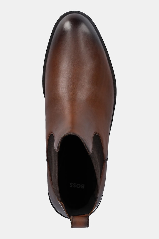 BOSS sztyblety skórzane Tayil brązowy 50552489.212