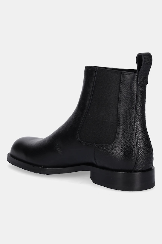 Obuwie BOSS sztyblety skórzane Tayil-L 50552541.001 czarny