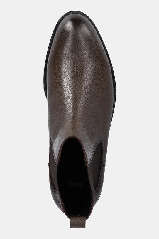Кожаные полусапоги BOSS Tayil-L коричневый 50552541.201