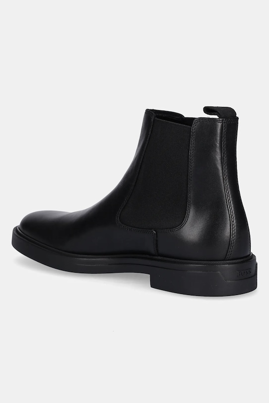 Încălțăminte BOSS ghete chelsea de piele 50552527 50552527.001 negru
