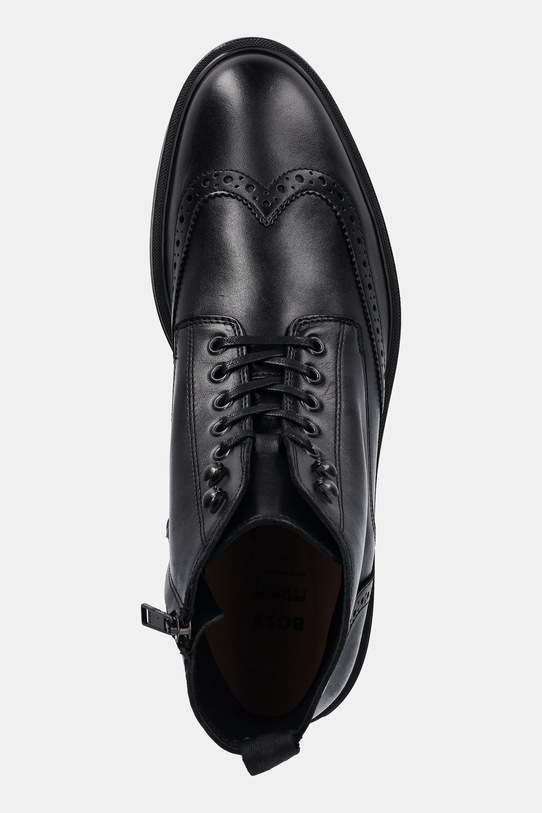 BOSS buty skórzane Calev czarny 50552551.001
