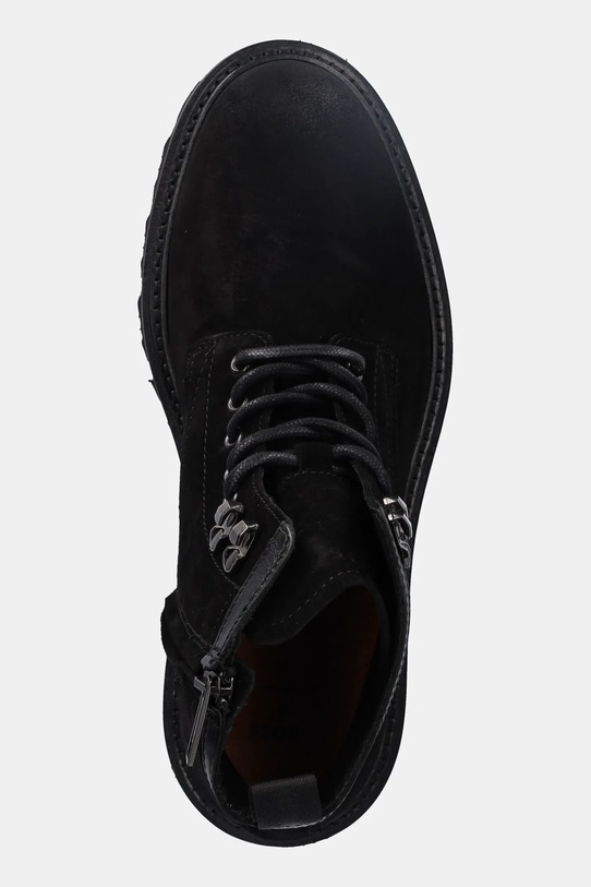 BOSS buty zamszowe 50552568 czarny 50552568.001
