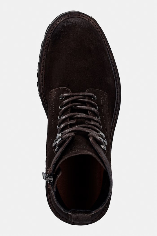 BOSS cizme din piele întoarsă Julyo maro 50552568.202