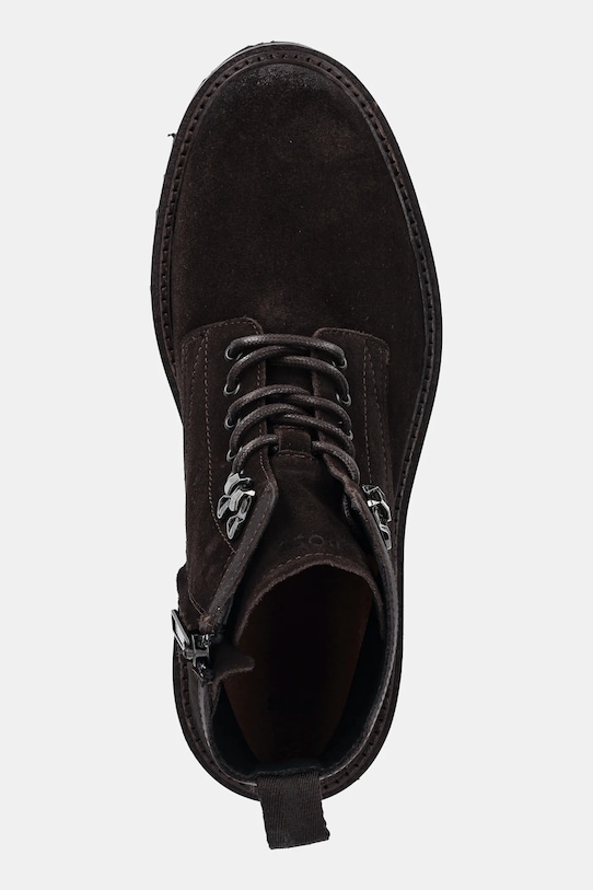 BOSS cizme din piele întoarsă Julyo maro 50552568.202