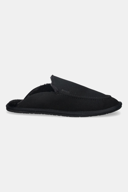 BOSS kapcie Home 50552598.001 czarny AW25