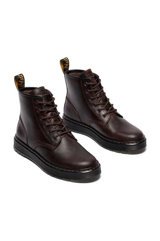 Dr. Martens cizme înalte din piele Brookline Chukka DM41681200 maro AW25