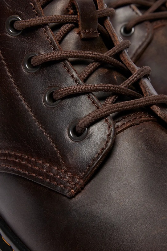 Dr. Martens buty wysokie skórzane Brookline Chukka DM41681200 brązowy