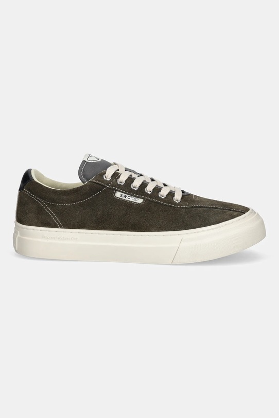 Stepney Workers Club tenisówki DELLOW 02 CUP SUEDE YA21605 zielony AW25
