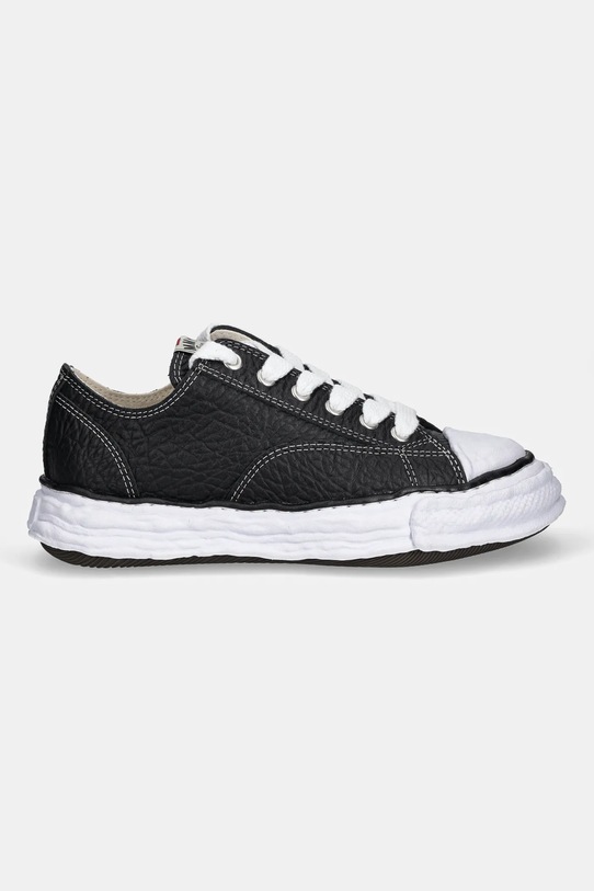 Maison MIHARA YASUHIRO leather plimsolls PETERSON 23 A15FW723 black AW25