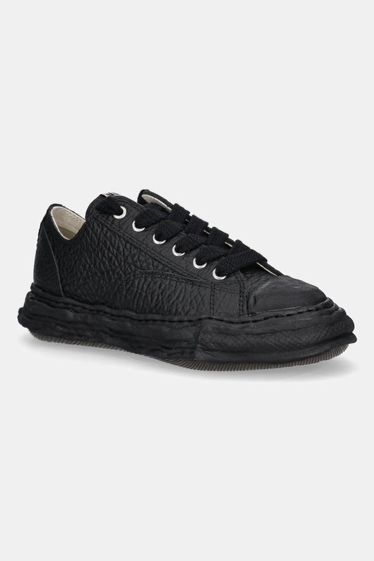 Maison MIHARA YASUHIRO leather plimsolls PETERSON 23 black A15FW723