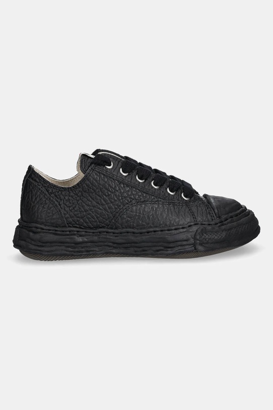 Maison MIHARA YASUHIRO leather plimsolls PETERSON 23 A15FW723 black AW25