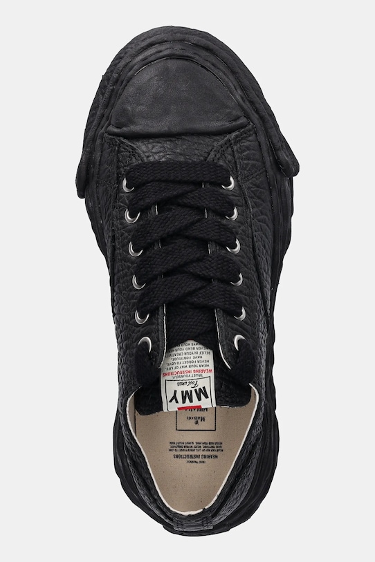 Maison MIHARA YASUHIRO tenisówki skórzane PETERSON 23 czarny A15FW723