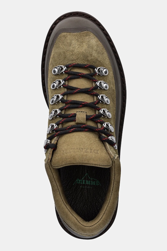 Замшевые кроссовки Diemme cornaro due gomma зелёный DI25FWCOM.F04S008OLI