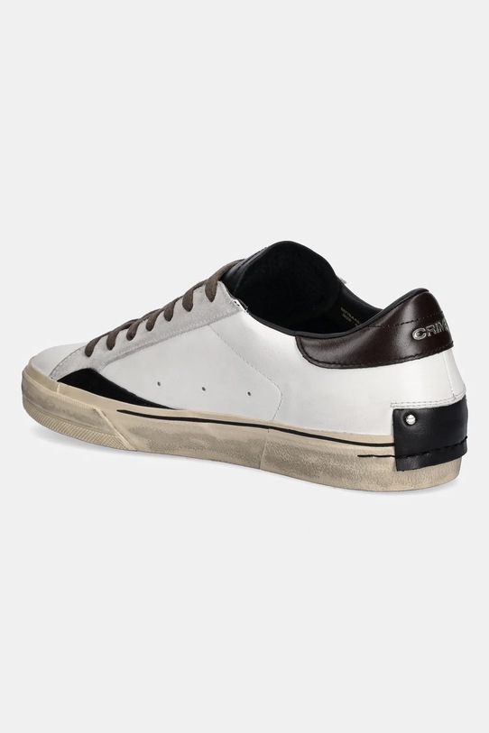 Obuwie Crime London sneakersy skórzane DISTRESSED 2.0 11075AA8 biały