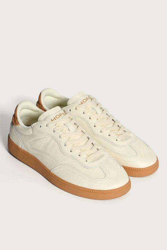 Δερμάτινα αθλητικά παπούτσια Hoff ALLEY WHITE MAN 22562607 μπεζ AW25