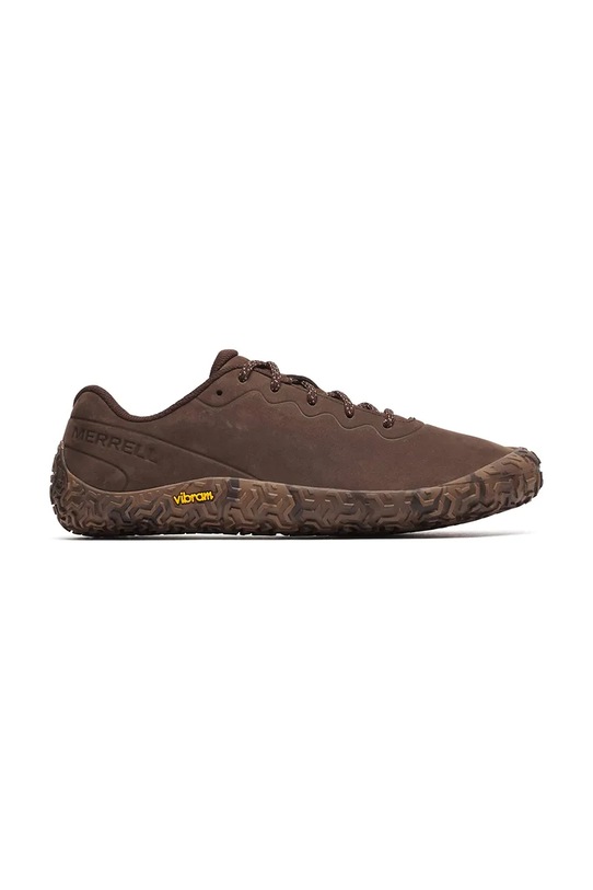 Merrell sneakersy nubukowe VAPOR GLOVE 6 niska brązowy J068601