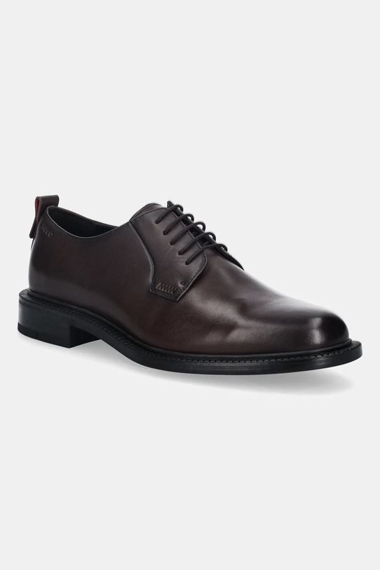 HUGO półbuty skórzane Lysander eleganckie brązowy 50552580.606