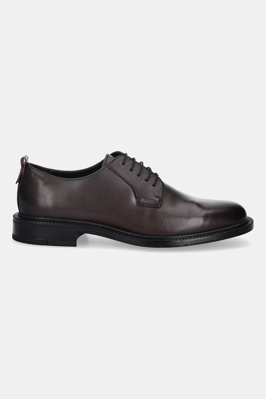HUGO półbuty skórzane Lysander 50552580.606 brązowy AW25
