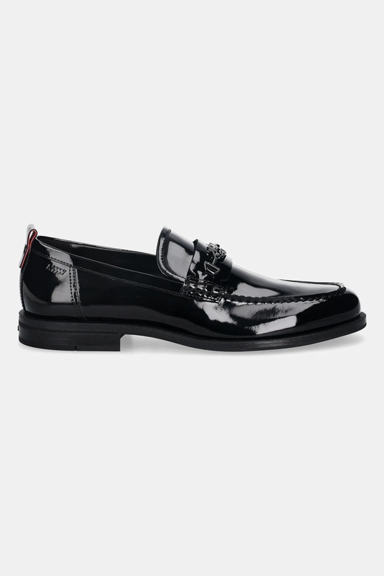 HUGO mokasyny skórzane Varian 50552638.001 czarny AW25
