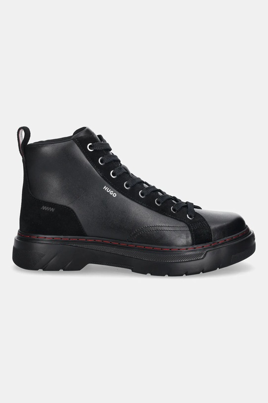 HUGO bocanci de piele Urian 50552641.001 negru AW25