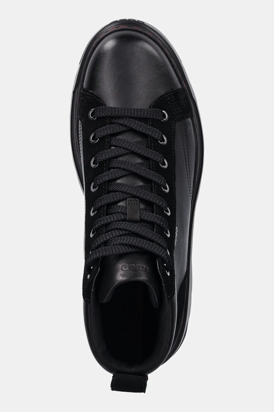 HUGO bocanci de piele Urian negru 50552641.001