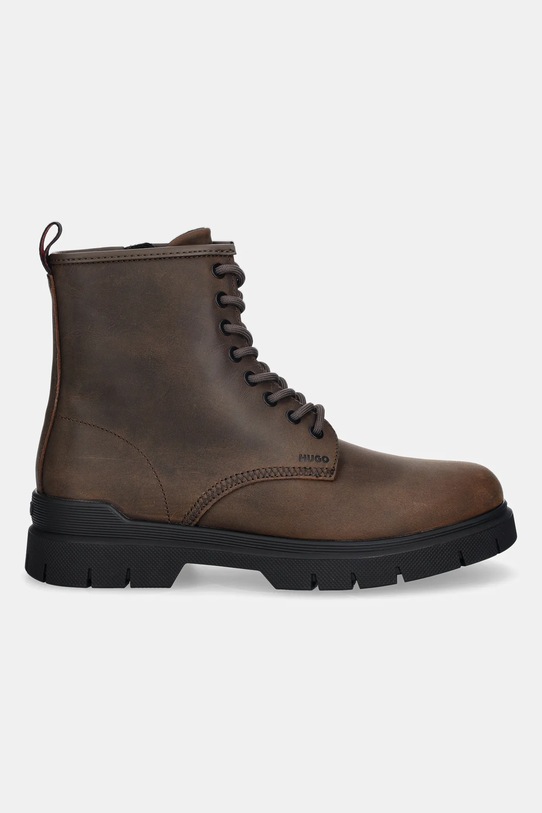 HUGO buty nubukowe Ryan 50552696.246 brązowy AW25