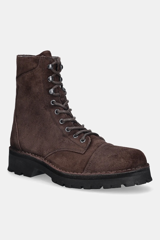 Fly London buty zamszowe KAFT126FLY skóra zamszowa brązowy P211126002