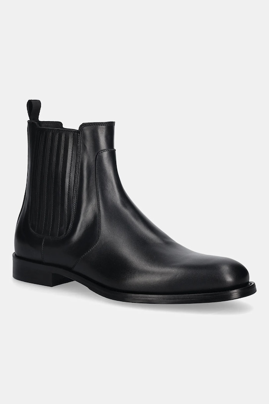 Baldinini ghete chelsea de piele casual negru U6B014P1VITE.0000