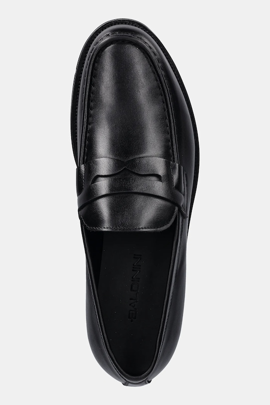 Baldinini mokasyny skórzane czarny U6B015P1VITE.0000