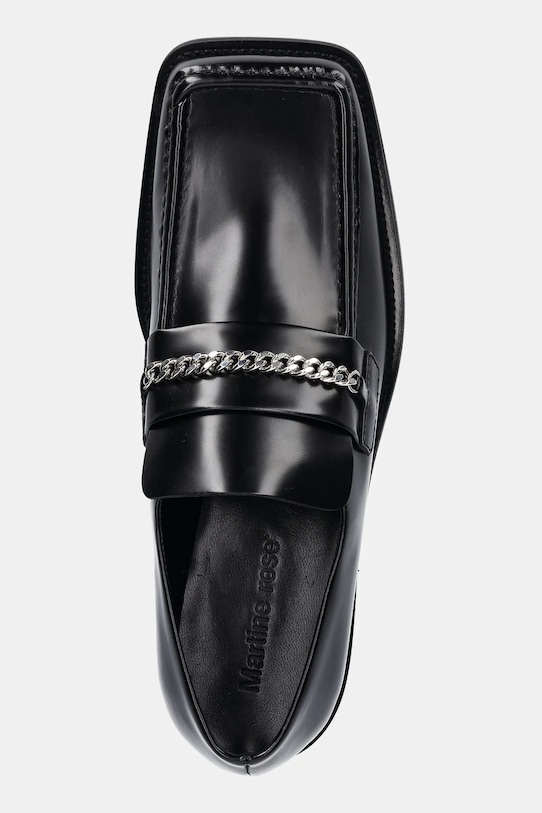 Шкіряні мокасини Martine Rose Square Toe Loafer чорний 1026LP11001M
