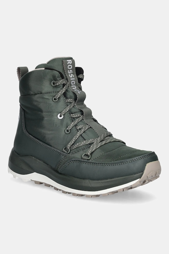 Rossignol śniegowce ROSSI PODIUM imitacja skóry licowej zielony RNMM040