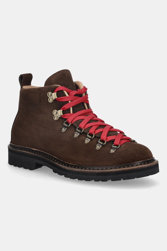 Fracap suede shoes Magnifico M120 Roc non-insulated brown MAGNIFICO.M120.ROC