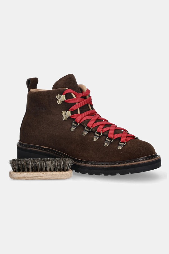 Fracap suede shoes Magnifico M120 Roc MAGNIFICO.M120.ROC brown