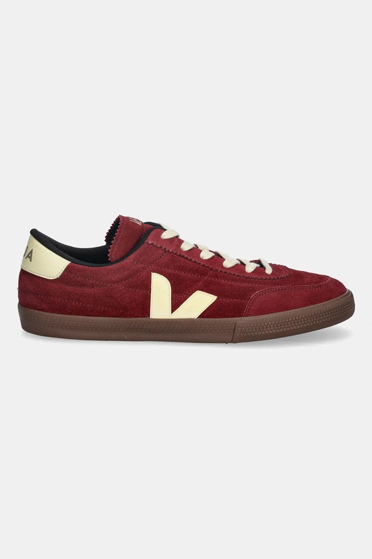 Kožené tenisky Veja Panenka FU0320897B burgundské AW25